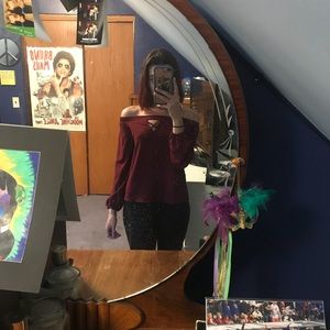 off the shoulder top, Charlotte Russe size XS